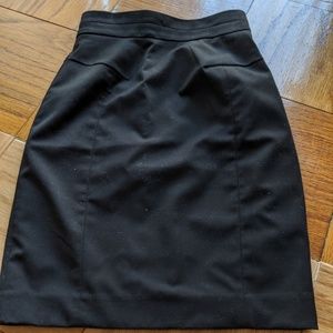 Black pencil skirt